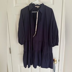 FREE PEOPLE Blue Misha Mini Dress in Size Small!!